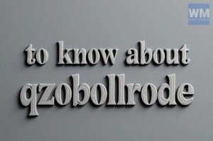 Alles, was Sie to know about qzobollrode müssen